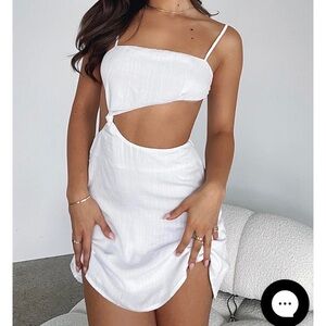 White Fox Boutique White Backless Dress